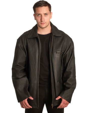 Γνήσιο Ανδρικό Δερμάτινο Μπουφάν – A396