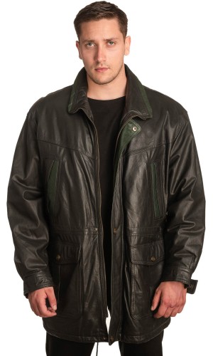 Γνήσιο Ανδρικό Δερμάτινο Μπουφάν – A397