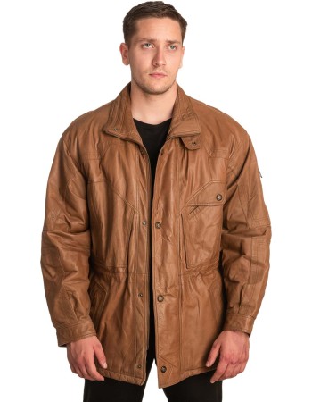 Γνήσιο Ανδρικό Δερμάτινο Μπουφάν – A399