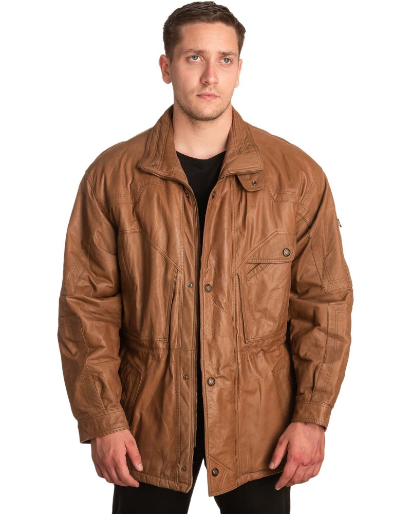 Γνήσιο Ανδρικό Δερμάτινο Μπουφάν – A399