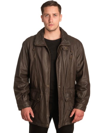Γνήσιο Ανδρικό Δερμάτινο Μπουφάν – A400