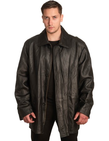 Γνήσιο Ανδρικό Δερμάτινο Μπουφάν – A403
