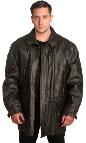 Γνήσιο Ανδρικό Δερμάτινο Μπουφάν – A406