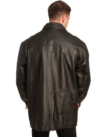 Γνήσιο Ανδρικό Δερμάτινο Μπουφάν – A406