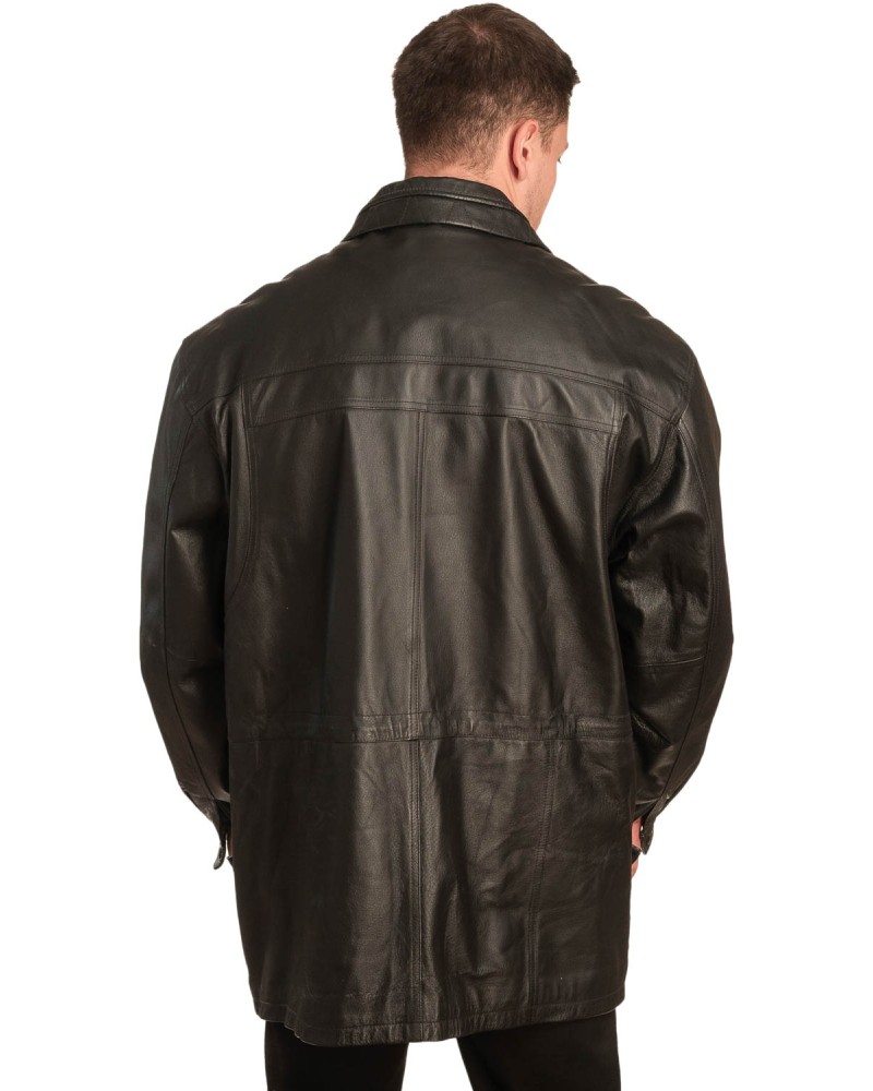 Γνήσιο Ανδρικό Δερμάτινο Μπουφάν – A406