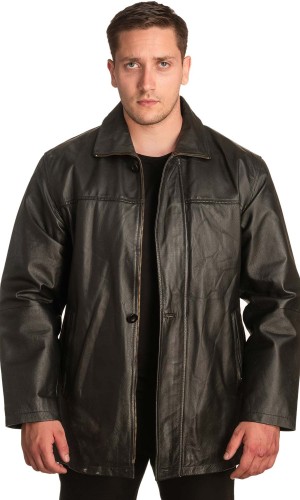 Γνήσιο Ανδρικό Δερμάτινο Μπουφάν – A407