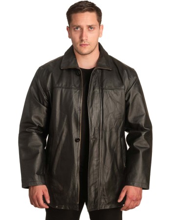 Γνήσιο Ανδρικό Δερμάτινο Μπουφάν – A407