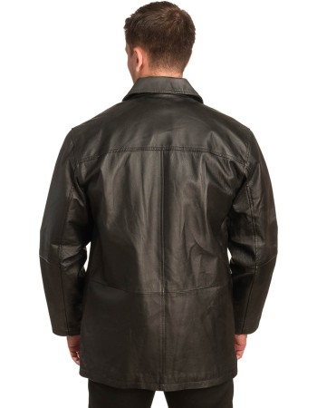 Γνήσιο Ανδρικό Δερμάτινο Μπουφάν – A407