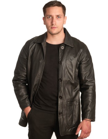 Γνήσιο Ανδρικό Δερμάτινο Σακάκι - Α411