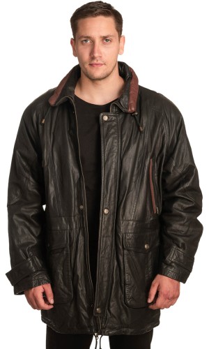 Γνήσιο Ανδρικό Δερμάτινο Μπουφάν – A412