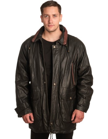 Γνήσιο Ανδρικό Δερμάτινο Μπουφάν – A412