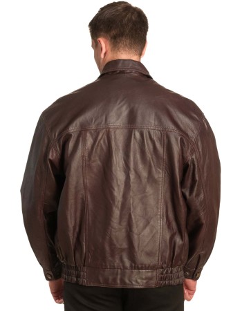 Γνήσιο Ανδρικό Δερμάτινο Μπουφάν – A415