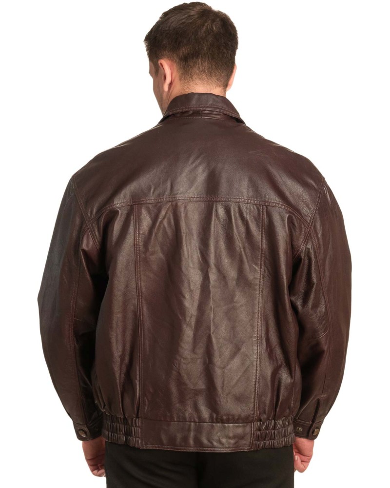 Γνήσιο Ανδρικό Δερμάτινο Μπουφάν – A415