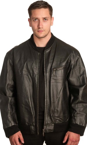 Γνήσιο Ανδρικό Δερμάτινο Μπουφάν – A416