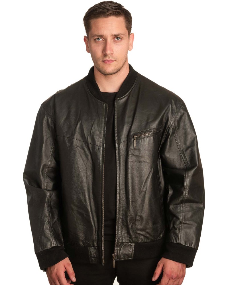 Γνήσιο Ανδρικό Δερμάτινο Μπουφάν – A416