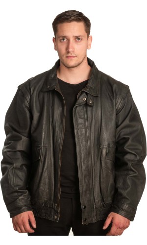 Γνήσιο Ανδρικό Δερμάτινο Μπουφάν – A424