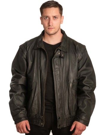 Γνήσιο Ανδρικό Δερμάτινο Μπουφάν – A424
