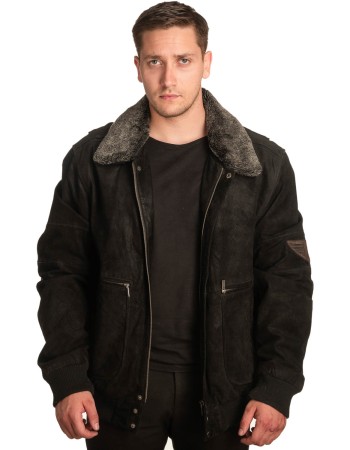 Γνήσιο Ανδρικό Δερμάτινο Μπουφάν – A425