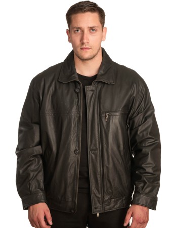 Γνήσιο Ανδρικό Δερμάτινο Μπουφάν – A427