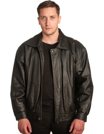 Γνήσιο Ανδρικό Δερμάτινο Μπουφάν – A428