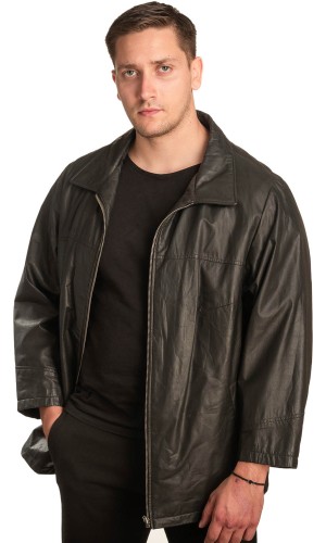 Γνήσιο Ανδρικό Δερμάτινο Μπουφάν – A431