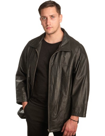 Γνήσιο Ανδρικό Δερμάτινο Μπουφάν – A431