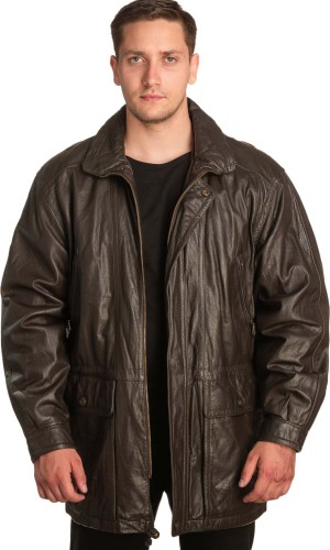 Γνήσιο Ανδρικό Δερμάτινο Μπουφάν – A434