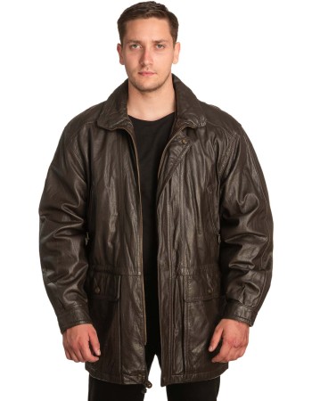 Γνήσιο Ανδρικό Δερμάτινο Μπουφάν – A434