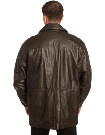 Γνήσιο Ανδρικό Δερμάτινο Μπουφάν – A434