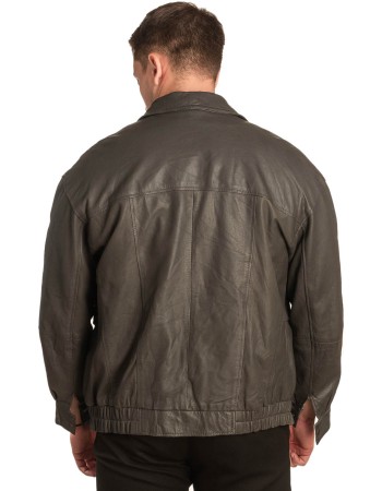 Γνήσιο Ανδρικό Δερμάτινο Μπουφάν – A435