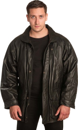 Γνήσιο Ανδρικό Δερμάτινο Μπουφάν – A436