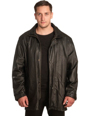 Γνήσιο Ανδρικό Δερμάτινο Μπουφάν – A437
