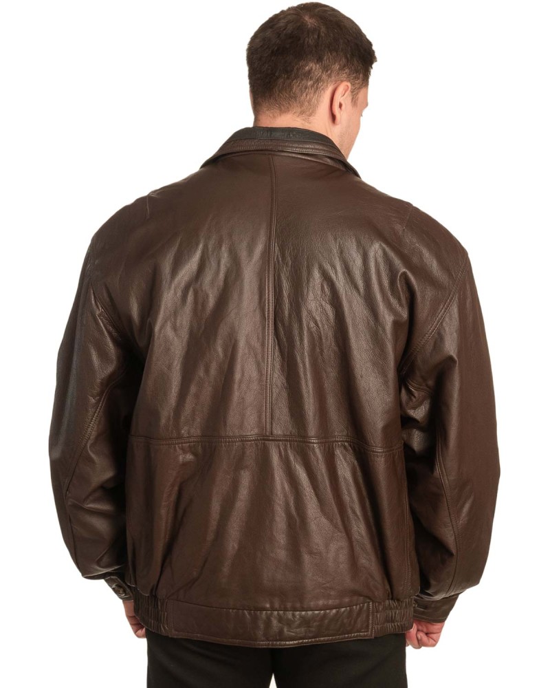 Γνήσιο Ανδρικό Δερμάτινο Μπουφάν – A438