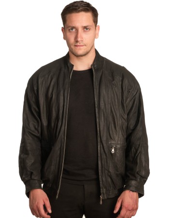 Γνήσιο Ανδρικό Δερμάτινο Μπουφάν – A440