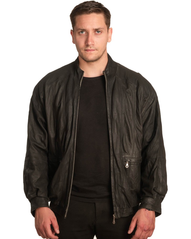 Γνήσιο Ανδρικό Δερμάτινο Μπουφάν – A440