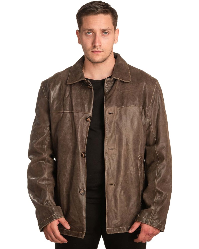 Γνήσιο Ανδρικό Δερμάτινο Σακάκι - Α441