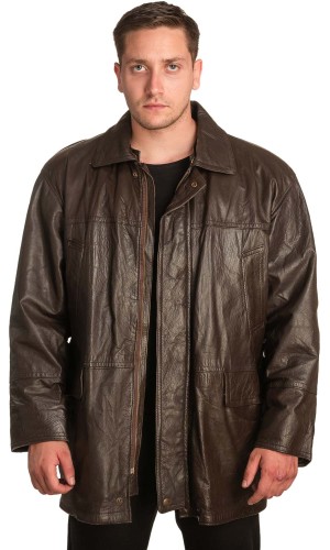 Γνήσιο Ανδρικό Δερμάτινο Μπουφάν – A442