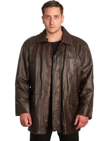 Γνήσιο Ανδρικό Δερμάτινο Μπουφάν – A442