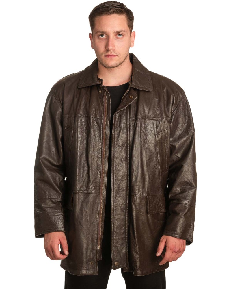 Γνήσιο Ανδρικό Δερμάτινο Μπουφάν – A442