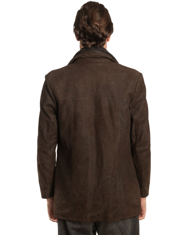 Γνήσιο Ανδρικό Δερμάτινο Μπουφάν – A443