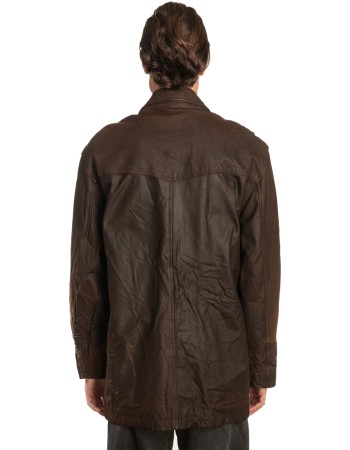 Γνήσιο Ανδρικό Δερμάτινο Μπουφάν – A444