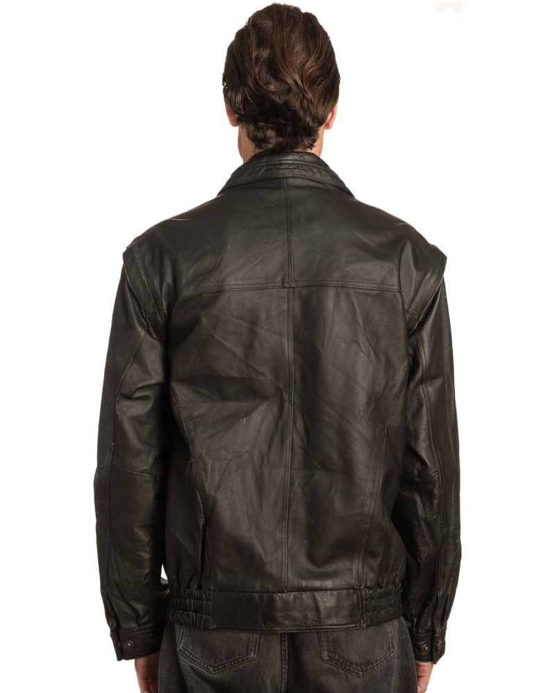 Γνήσιο Ανδρικό Δερμάτινο Μπουφάν – A445