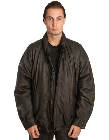 Γνήσιο Ανδρικό Δερμάτινο Μπουφάν – A451
