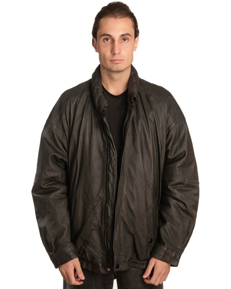 Γνήσιο Ανδρικό Δερμάτινο Μπουφάν – A451