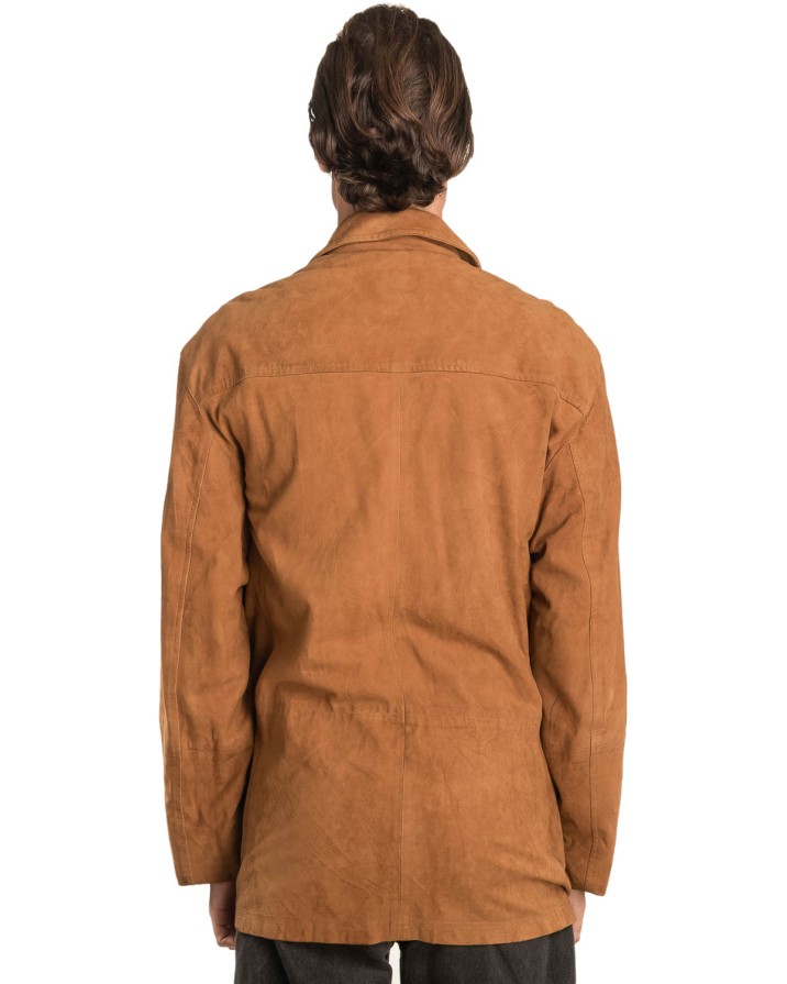 Γνήσιο Ανδρικό Δερμάτινο Μπουφάν – A452