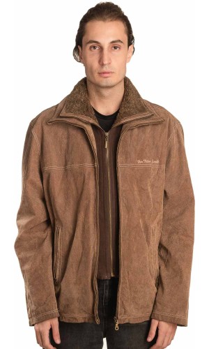 Γνήσιο Ανδρικό Δερμάτινο Μπουφάν – A459