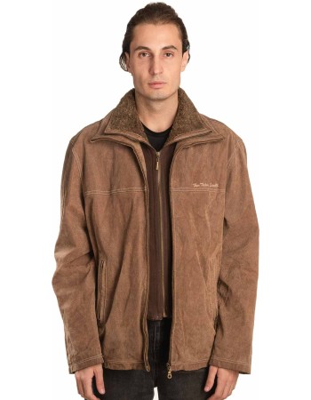 Γνήσιο Ανδρικό Δερμάτινο Μπουφάν – A459