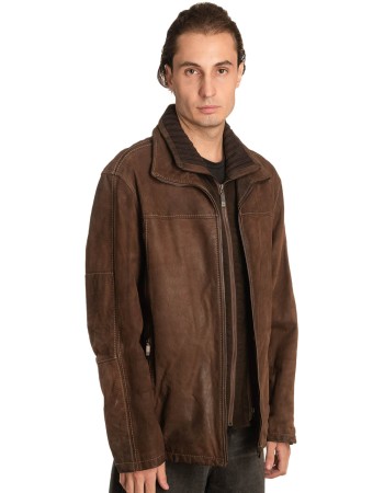 Γνήσιο Ανδρικό Δερμάτινο Μπουφάν – A461
