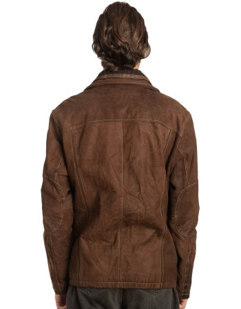 Γνήσιο Ανδρικό Δερμάτινο Μπουφάν – A461