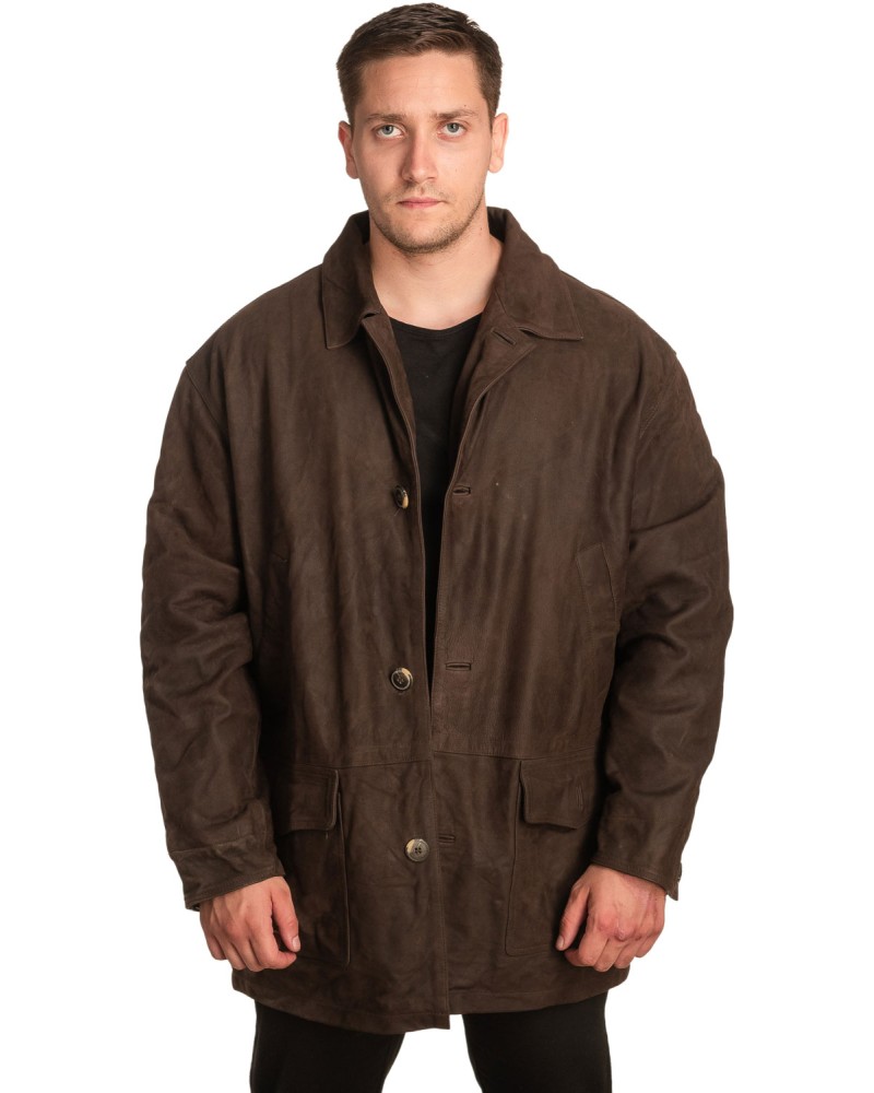 Γνήσιο Ανδρικό Δερμάτινο Μπουφάν – A463